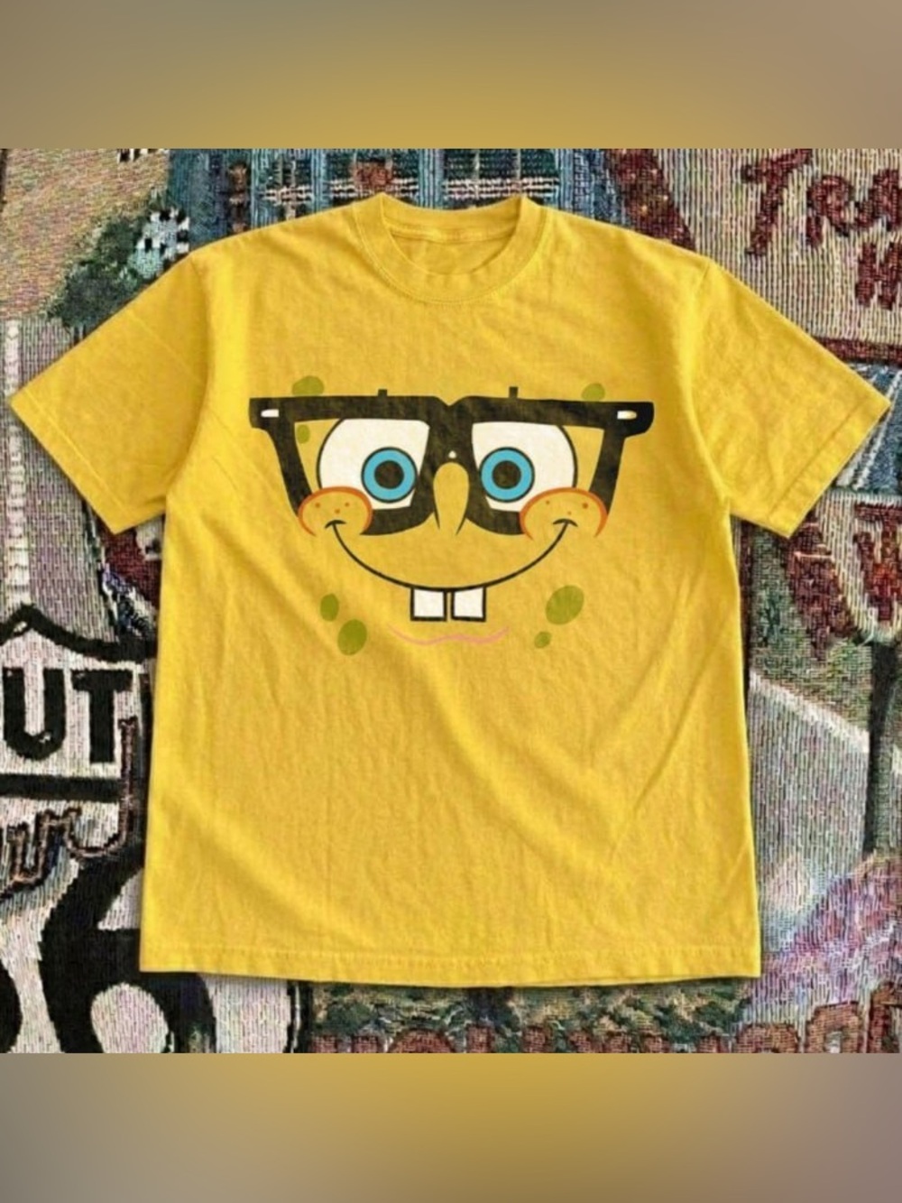 SpongeBob Yellow Graphic T-Shirt